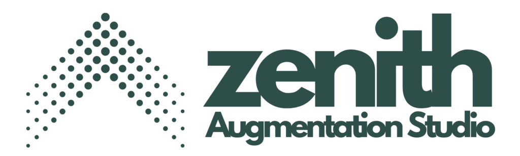 horizontal deep teal zas logo with transparent background